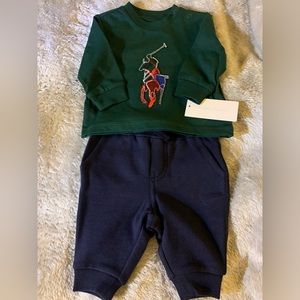 Polo by Ralph Lauren 2-piece jogger set.     (P)